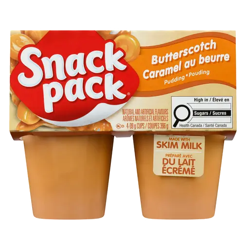 Gluten-Free Pudding Butterscotch 4 x 99 g