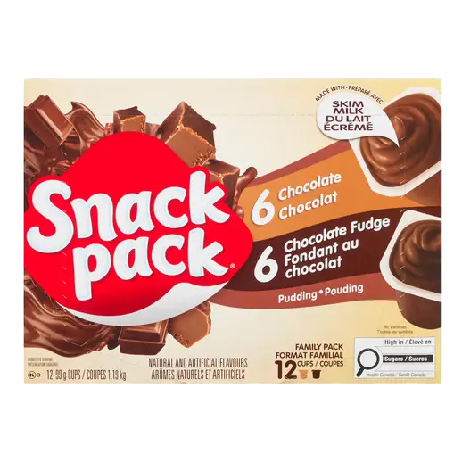 Gluten-Free Pudding Combo Chocolate & Chocolate Fudge 12 x 99 g