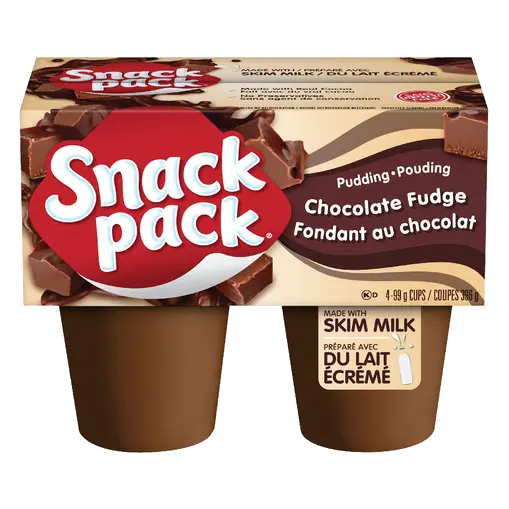 Pudding Chocolate Fudge 4 x 99 g