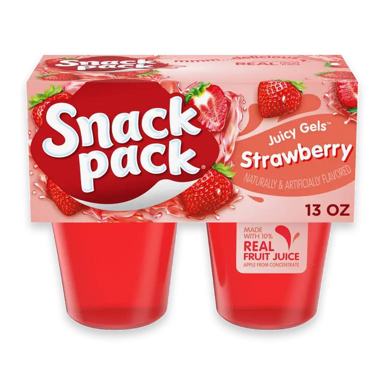 Strawberry Flavored Juicy Gels