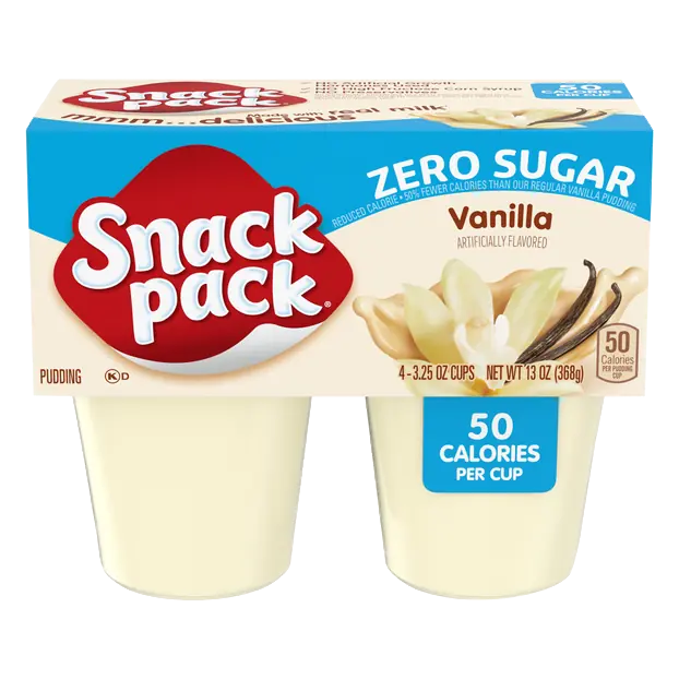 Sugar Free Vanilla Pudding Cups - 4 ct