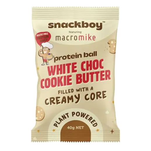 Macro Mike Protein Ball White Choc Cookie Butter