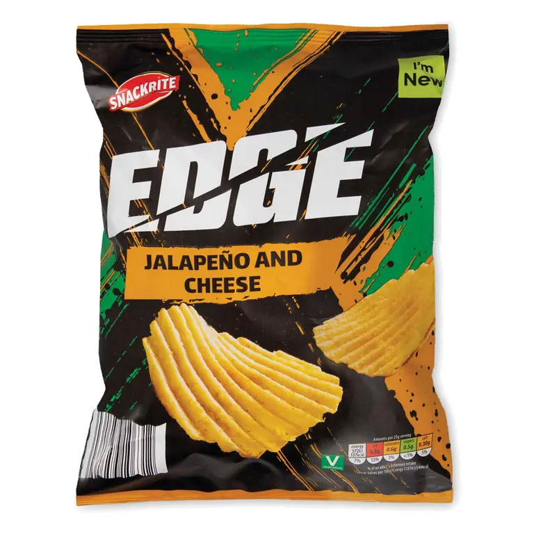 Jalapeño & Cheese Ridged Crisps