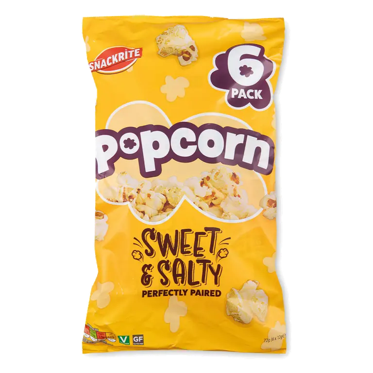 Sweet & Salty Popcorn 6 Pack