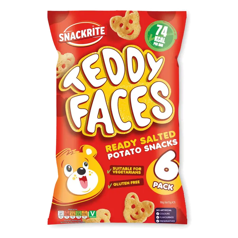 Teddy Faces 6 Pack