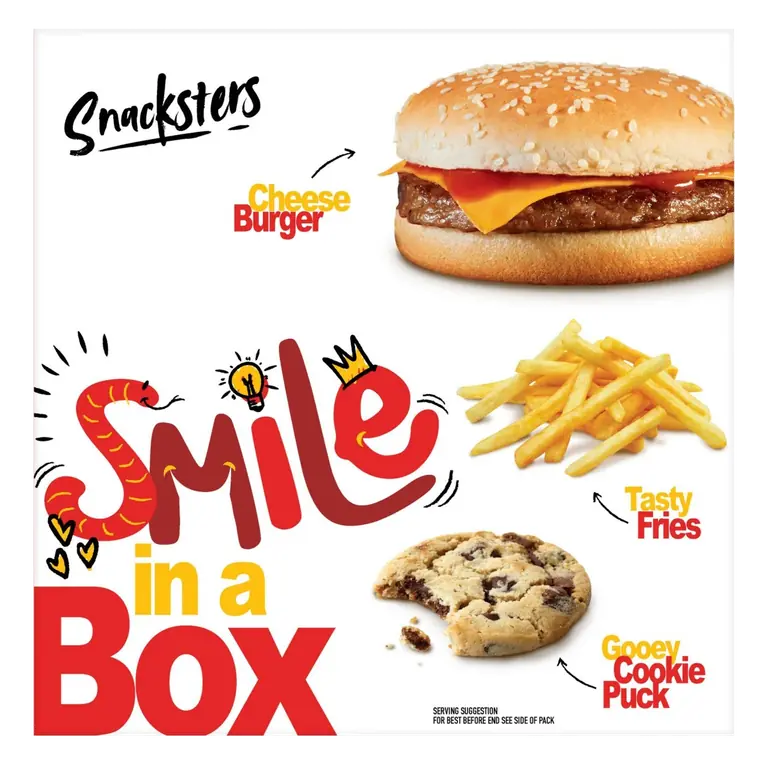 Cheeseburger Smile In A Box Meal