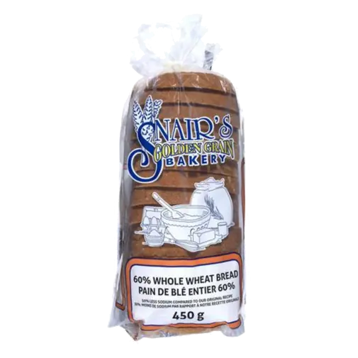 60% Whole Wheat Bread 450 g