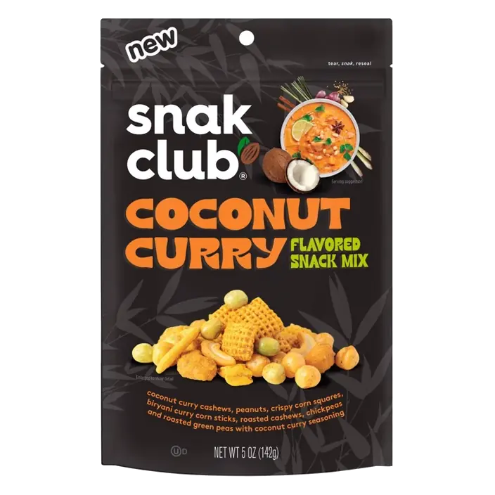 Snak Club Coconut Curry Snack Mix, 5oz