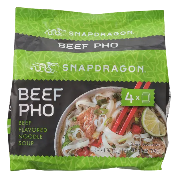Beef Pho Noodle Soup - 4 ct