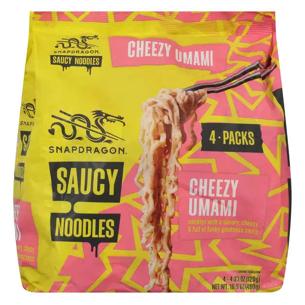 Cheezy Umami Saucy Noodles - 4 ct