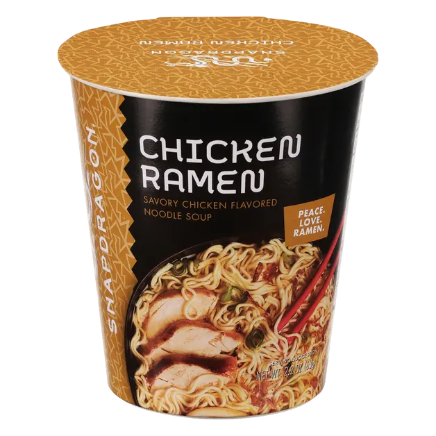 Chicken Flavored Ramen Noodle Soup Cup