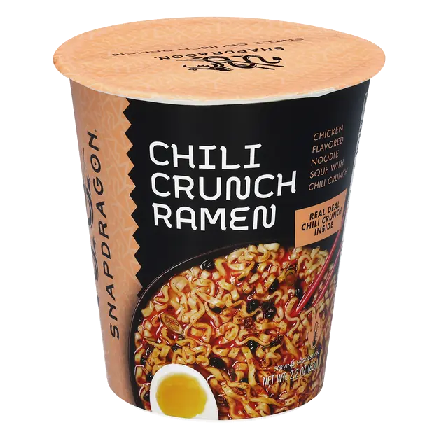 Chili Crunch Ramen Noodle Soup Cup