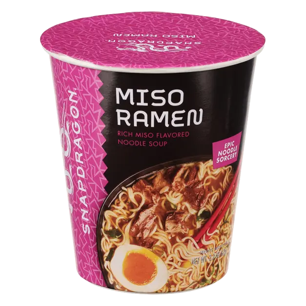 Miso Flavored Ramen Noodle Soup Cup