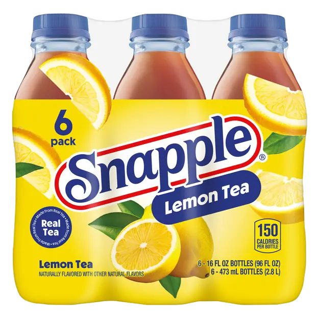 All Natural Lemon Flavored Iced Tea - 6 pk Plastic
