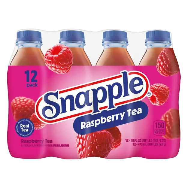 All Natural Raspberry Flavored Iced Tea - 12 pk Plastic