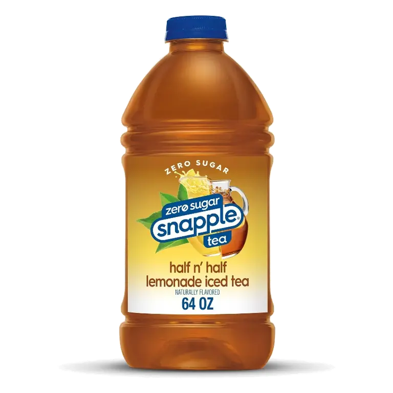 Diet Snapple Half 'n Half Lemonade and Tea, 64 fl oz Bottle: Gluten-Free, Caffeinated