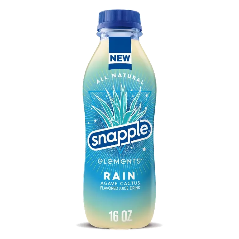 Snapple Elements Rain Agave Cactus Tea, 15.9 fl oz Bottle: Non-Caffeinated, Gluten-Free