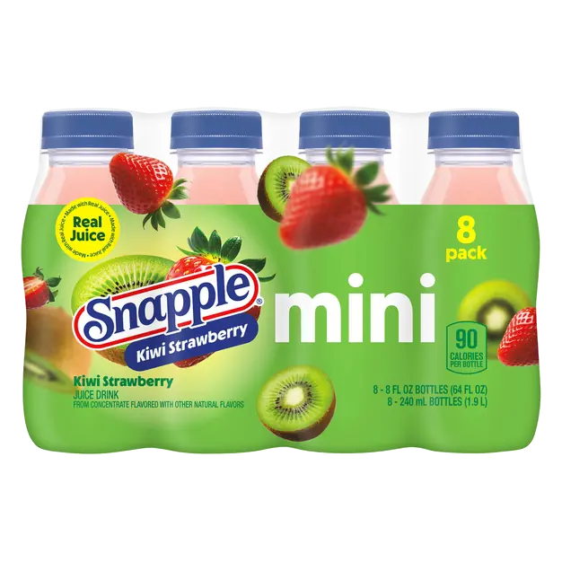 Mini Kiwi Strawberry Juice Drink - 8 pk