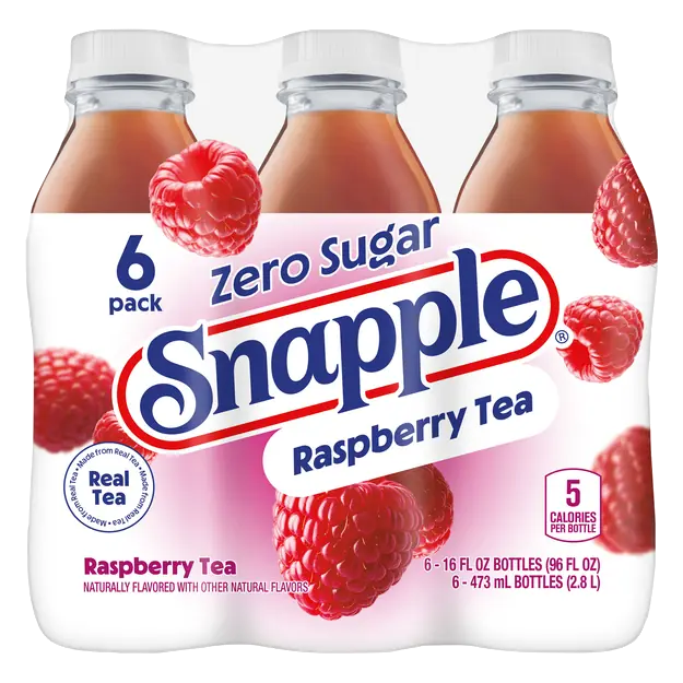 Zero Sugar Raspberry Flavored Iced Tea - 6 pk Plastic
