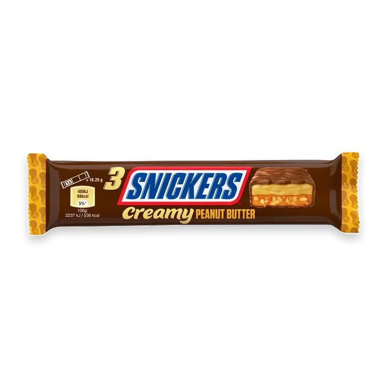 Chokladbar Creamy Peanut butter 54,75g