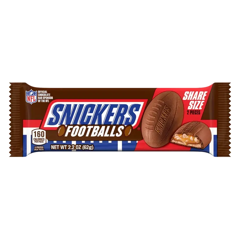 Snickers Football Share Size Candy, 2.2Oz
