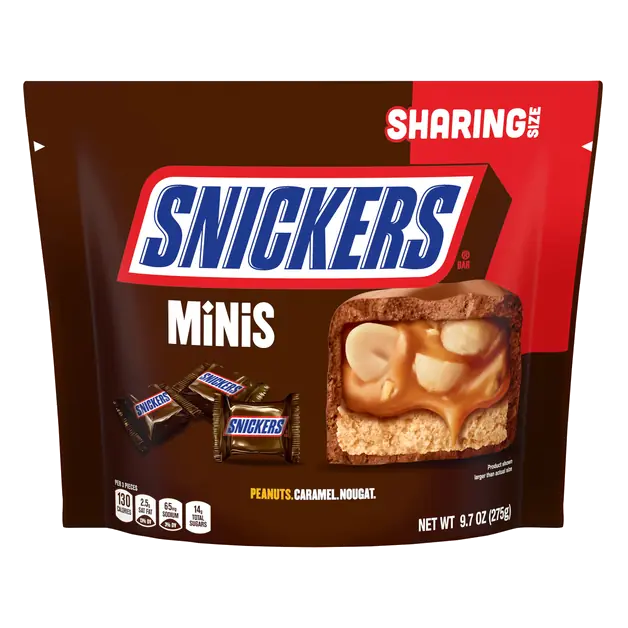 Minis Candy Bars Sharing Size