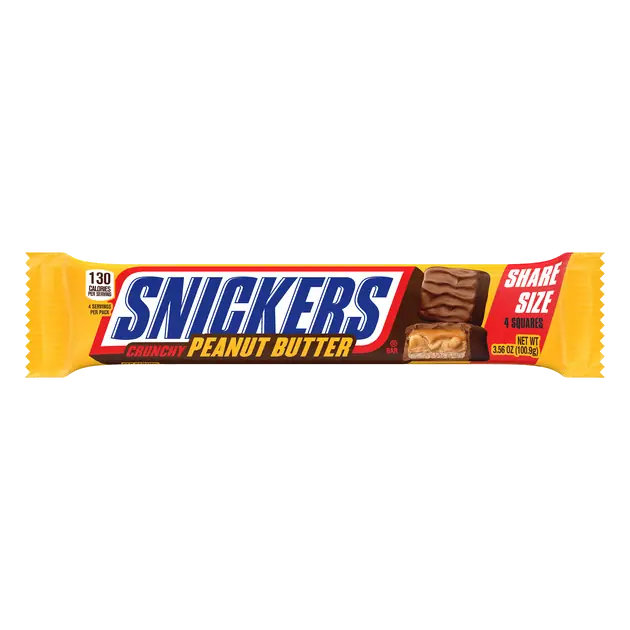 Peanut Butter, Peanuts, Caramel, & Nougat and Covered in Milk Chocolate Squared Squares