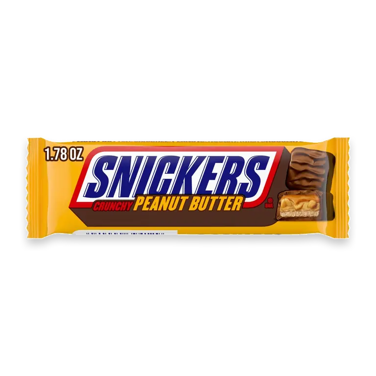 Peanut Butter Squared Candy Chocolate Bars Full Size Pack