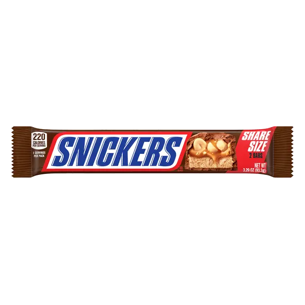 Peanuts Caramel & Milk Chocolate Candy Bar Share Size - 2 ct