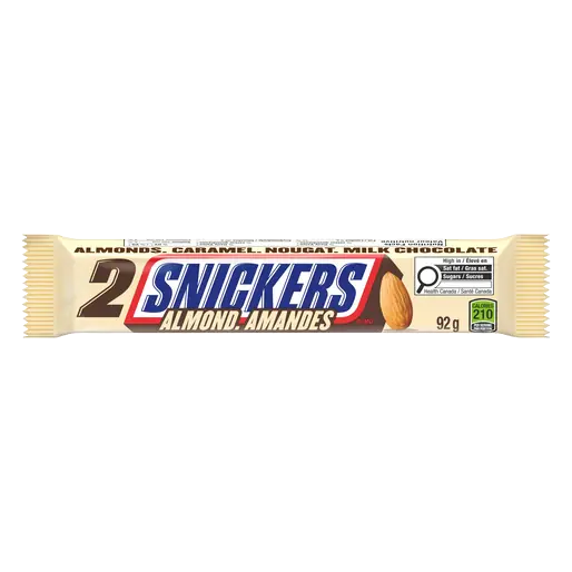 Chocolate Bar Almond 2 Piece King Size 92 g
