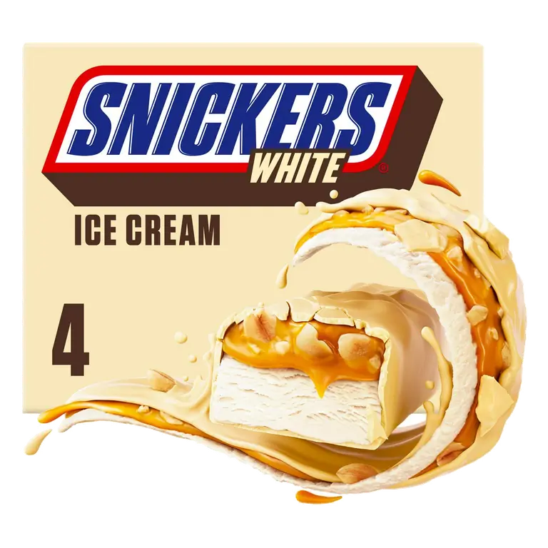 White Ice Cream 4 x 44.6ml