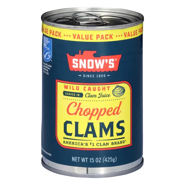 Wild Caught Chopped Clams in Juice