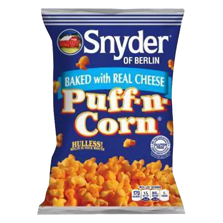 Snyder of Berlin Real Cheese Puff-n-Corn, 6oz