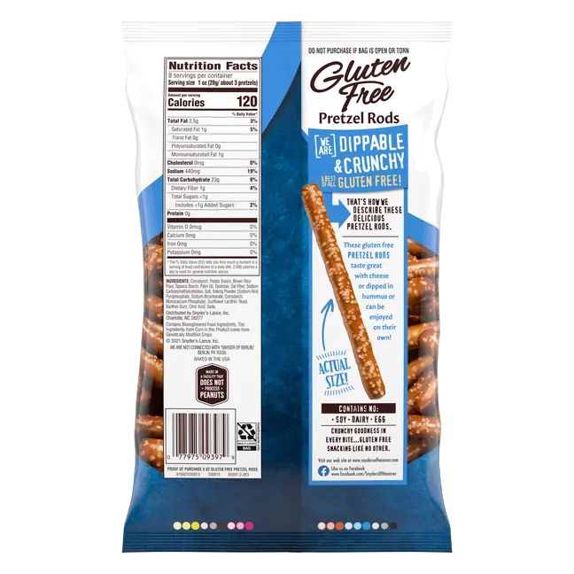 Gluten Free Pretzels, Gluten Free Rods
