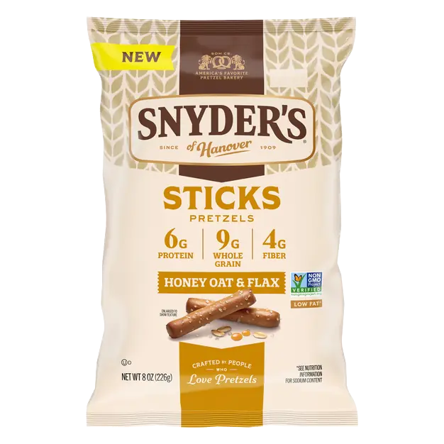 Honey Oat & Flax Pretzel Sticks