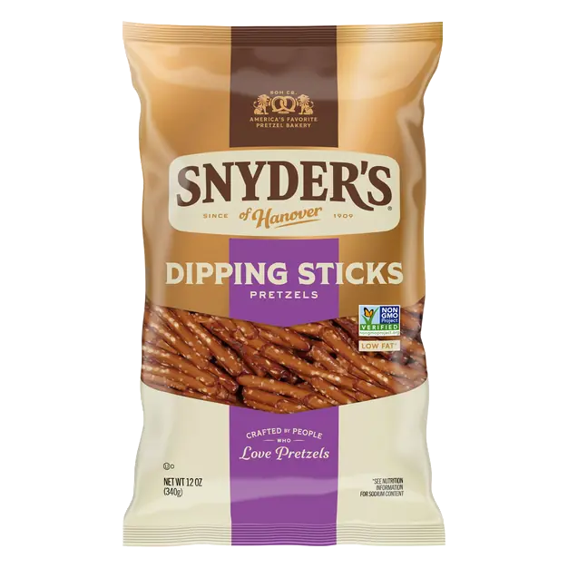 Low Fat Dipping Sticks Pretzels