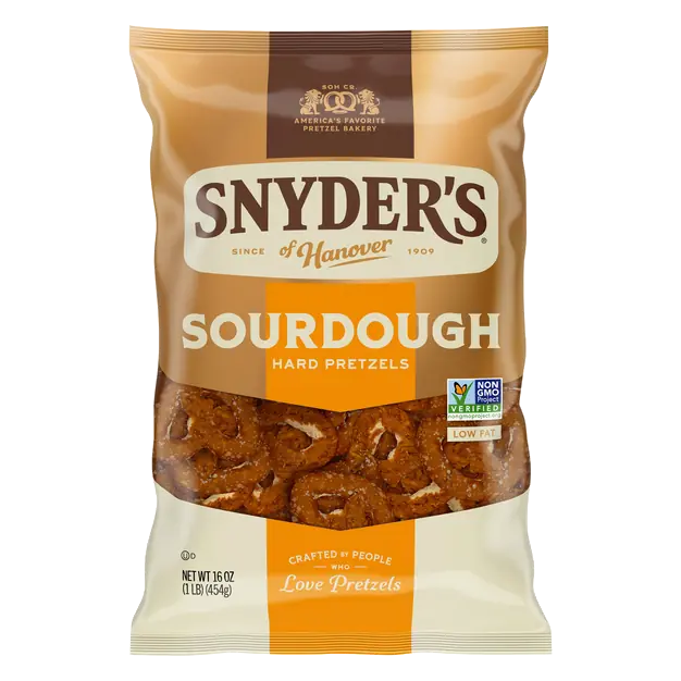 Low Fat Sourdough Hard Pretzels Family Size