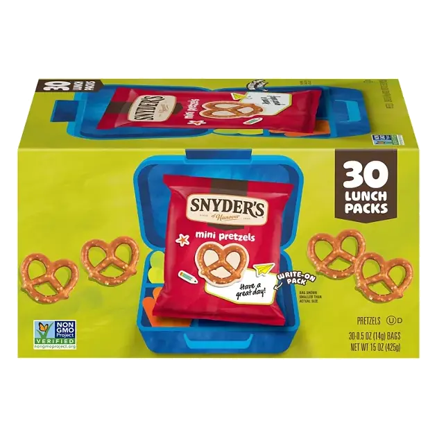 Mini Pretzels Lunch Packs