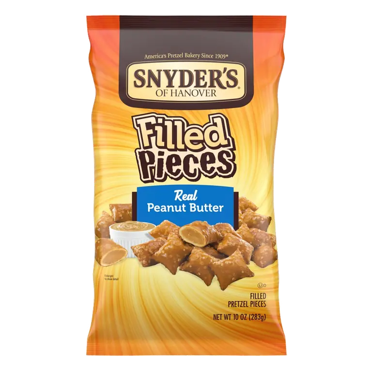 Pretzel Pieces, Peanut Butter Filled