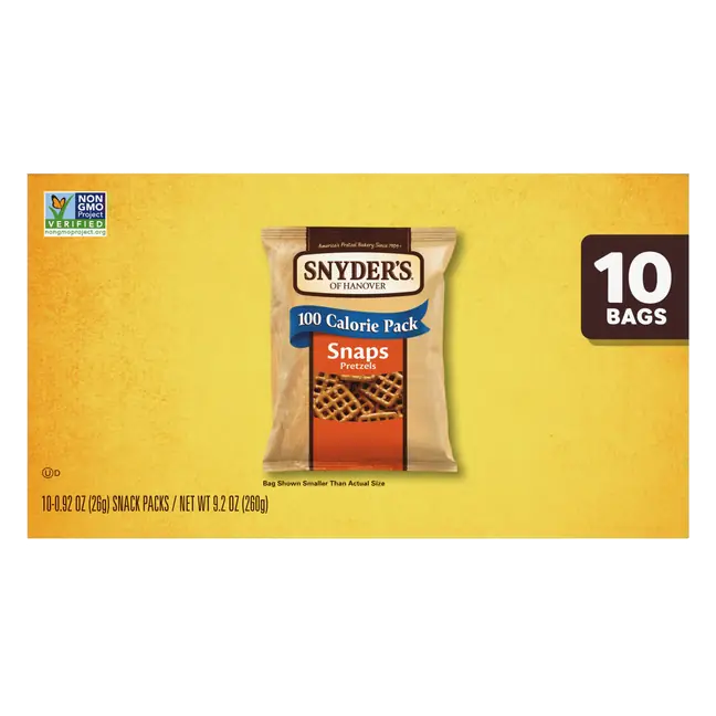 Pretzels, Snaps 100 Calorie Packs, 10 Ct Multipack