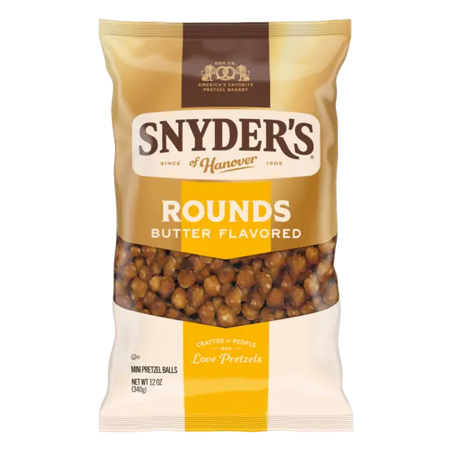 Rounds Butter Flavored Mini Pretzel Balls
