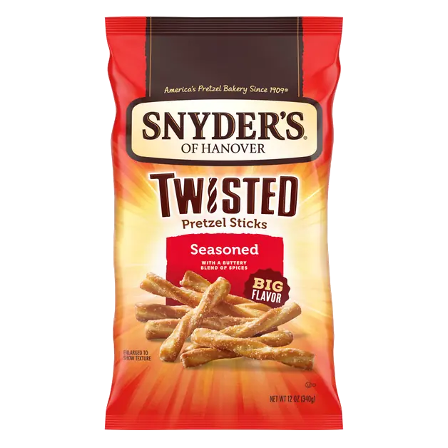 Seasoned Twisted Pretzel Sticks
