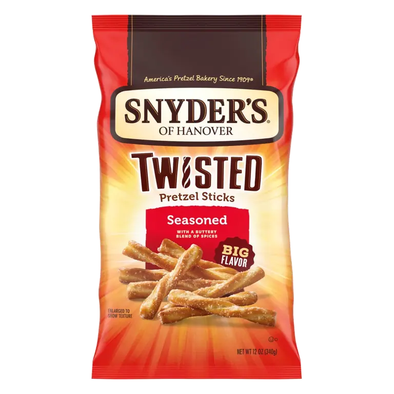 Seasoned Twisted Pretzel Sticks