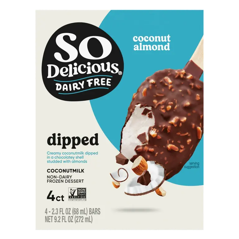 Coconut Almond Dipped Coconutmilk Non-Dairy Frozen Dessert