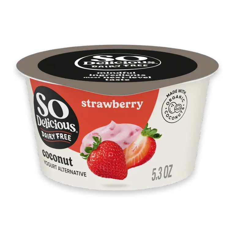 Strawberry Dairy Free Vegan Coconut Milk Yogurt Cup