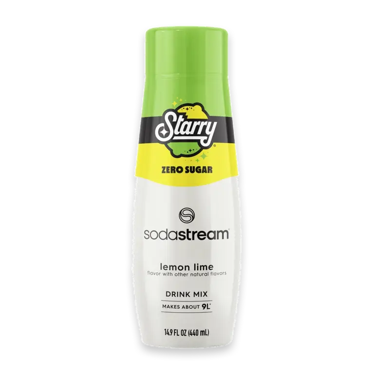 Starry Sodastream Zero Sugar Lemon Lime Beverage Mix