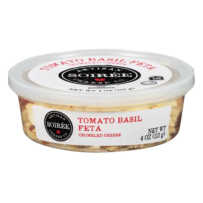 Soiree Tomato Basil Feta Crumbled Cheese