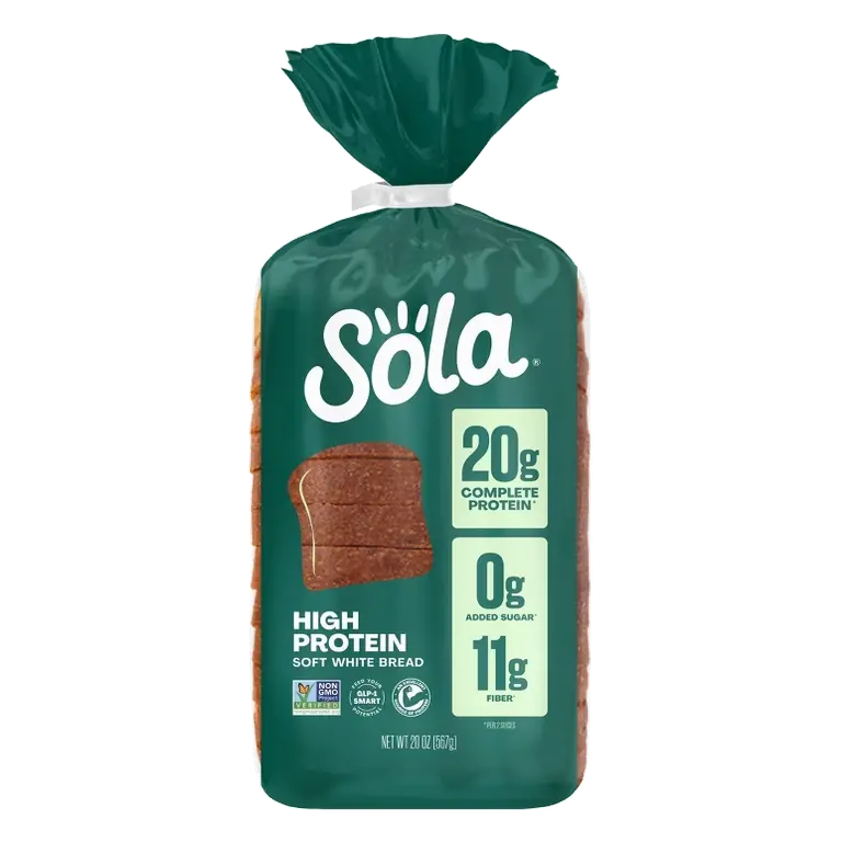 Sola Bread Protein White Bread, 20oz