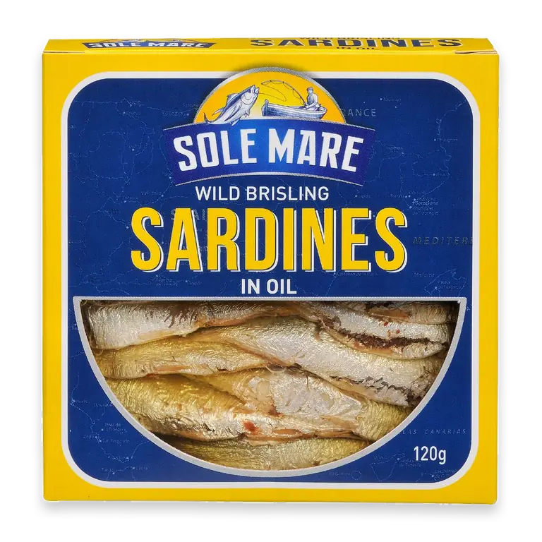 Wild Brisling Sardines In Oil