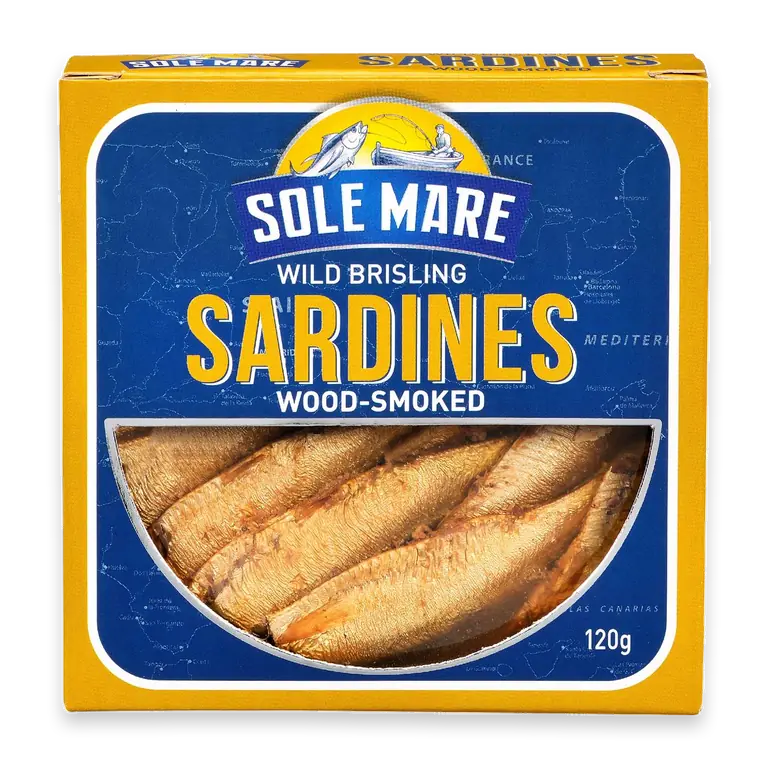 Wild Brisling Sardines Wood Smoked